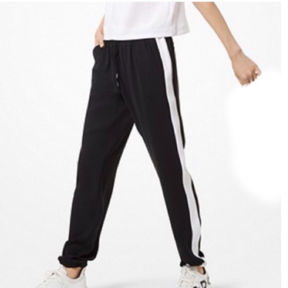 Mossimo Tuxedo Black And White Joggers 